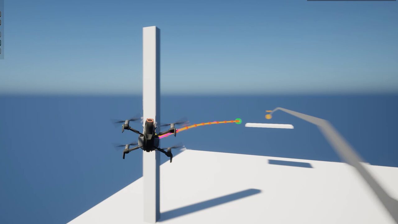 Cost areas priced across streamed chunk seams in a 3D navigation demo