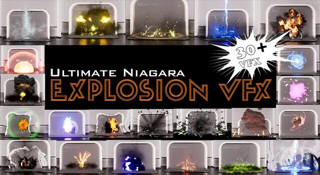Ultimate Explosion VFX — Unreal Engine combat effects by UEDEV