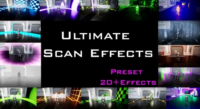 Ultimate Scan and Screen Effects — Unreal Engine VFX by UEDEV