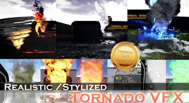 Niagara Tornado VFX — Environmental VFX for Unreal Engine by UEDEV